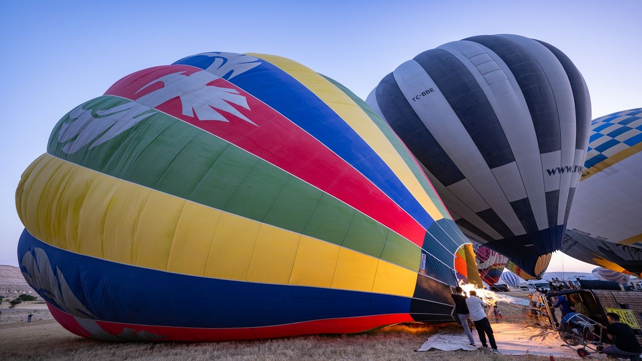 Sıcak Hava Balon Turları Olumsuz Hava Koşulları Nedeniyle Yapılamayacak