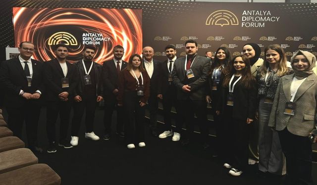 NEVÜ Temsilcileri Antalya Diplomasi Forumu’nda Yerini Aldı