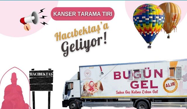 Ücretsiz Kanser Taraması 7-9 Nisan’da Hacıbektaş’ta